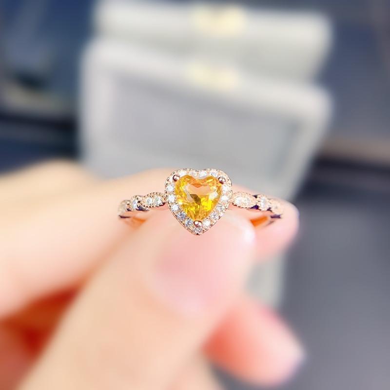 Cluster Rings Natural Real Citrine Love Heart Small Ring 5*5mm 0.4ct Gemstone 925 Sterling Silver Fine Jewelry J215236, Golden;silver
Cluster Rings Natural Real Citrine Love Heart Small Ring 5*5mm 0.4ct Gemstone 925 Sterling Silver Fine Jewelry J215236, Golden;silver