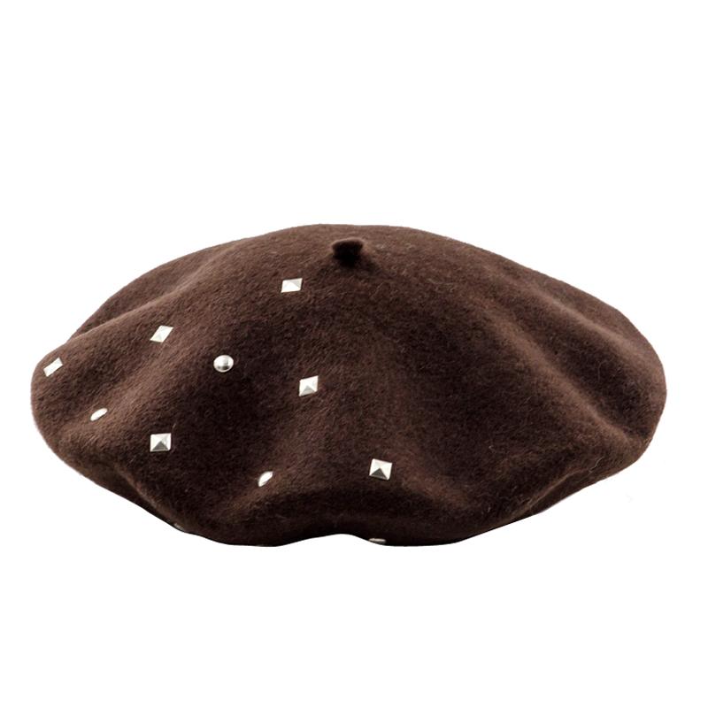DOUBCHOW Women's Rivets Artist Wool French Berets Hats Solid Color Teenage Girls Maiden Classical Red Baret Beanie Cap Flat Hat, White
DOUBCHOW Women's Rivets Artist Wool French Berets Hats Solid Color Teenage Girls Maiden Classical Red Baret Beanie Cap Flat Hat, White