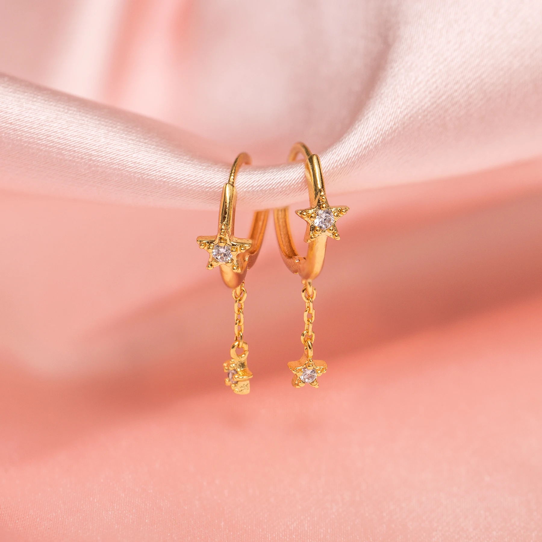 Cute Lovely Multi Piercing Girl Women Jewelry Lovely Star Charm Tassel Chain Dangle Dangling Earring
Cute Lovely Multi Piercing Girl Women Jewelry Lovely Star Charm Tassel Chain Dangle Dangling Earring