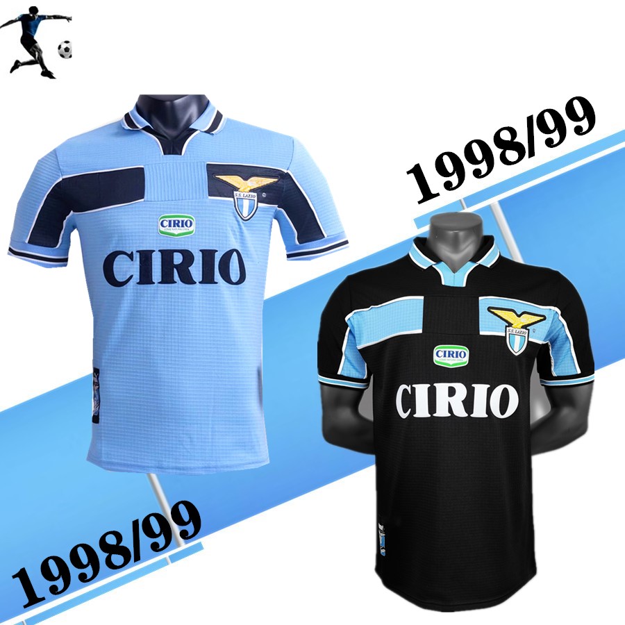 1998 2000 Lazio European Home away retro soccer jersey 99 00 SALAS VERON MANCINI NESTA NEDVED INZAGHI vintage classic football shirt, 98/99 away
1998 2000 Lazio European Home away retro soccer jersey 99 00 SALAS VERON MANCINI NESTA NEDVED INZAGHI vintage classic football shirt, 98/99 away