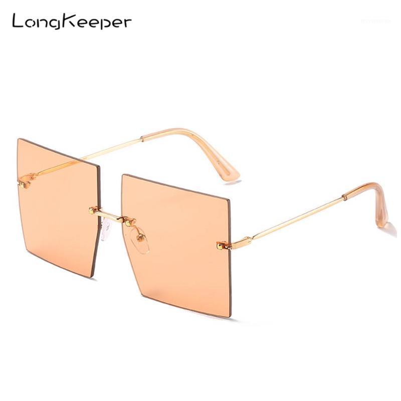 Luxury Rimless Sunglasses Women Men 2020 Brand Fashion Oversized Square Sun Glasses Ladies Retro Red Brown UV400 Gafas de sol1
Luxury Rimless Sunglasses Women Men 2020 Brand Fashion Oversized Square Sun Glasses Ladies Retro Red Brown UV400 Gafas de sol1