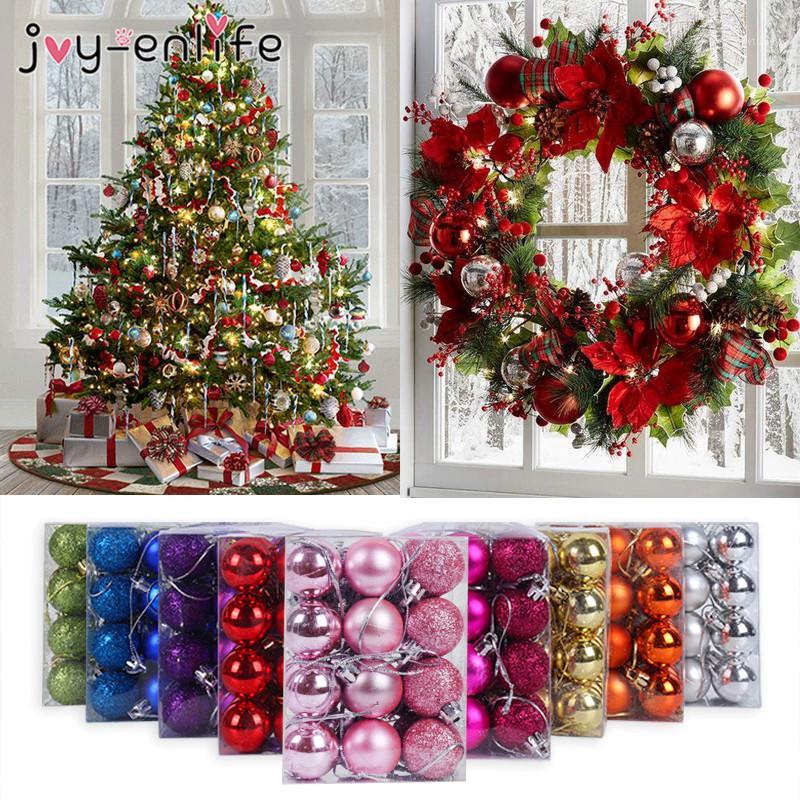 24pcs Christmas Xmas Tree Balls Baubles Christmas decorations for home Hanging Ornaments Balls navidad Party Decor Gift New Year1
24pcs Christmas Xmas Tree Balls Baubles Christmas decorations for home Hanging Ornaments Balls navidad Party Decor Gift New Year1