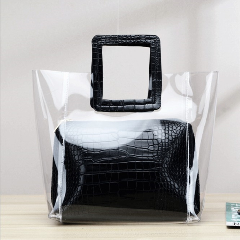HBP composite bag messenger bag handbag purse new designer woman bag high quality fashion two in one Transparent, White
HBP composite bag messenger bag handbag purse new designer woman bag high quality fashion two in one Transparent, White