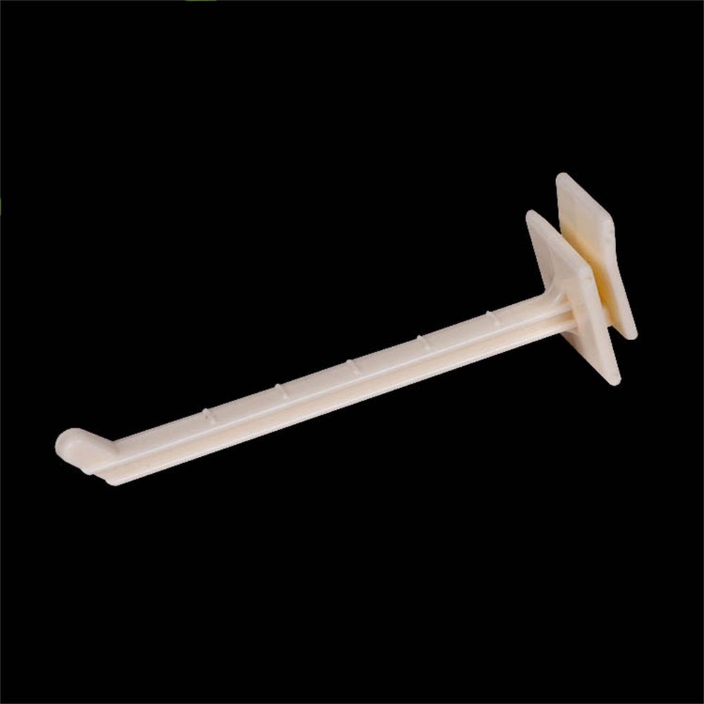 Merchandiser Supermarket Plastic Paper Cardboard Display Hanger Slatwall Hook