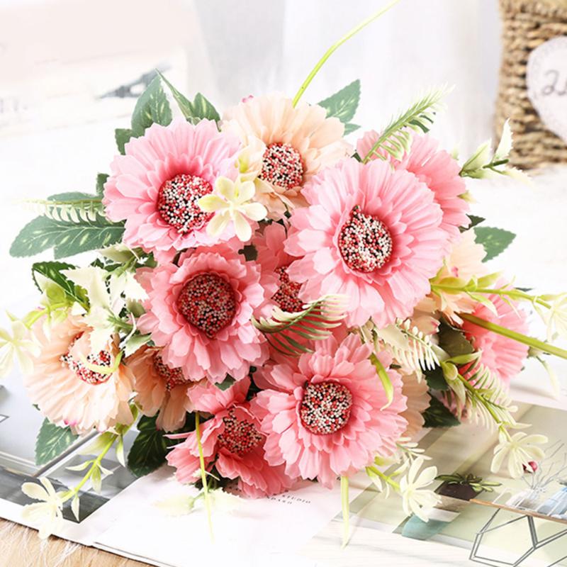 7 Heads Daisy Flowers Bouquet Artificial Gerbera Flower Silk Holding Flowers For Bridal Wedding Party Home Decor new, A6
7 Heads Daisy Flowers Bouquet Artificial Gerbera Flower Silk Holding Flowers For Bridal Wedding Party Home Decor new, A6