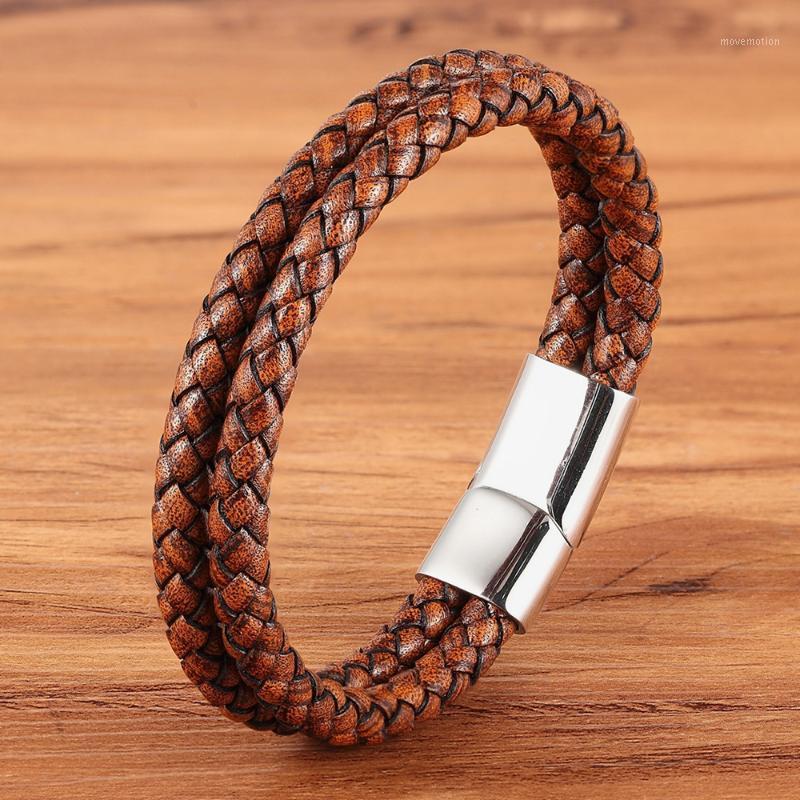 TYO Brand Stainless Steel Metal Silver Color Classic Leather Men Bracelets Bangles Brown for Men Jewelry Magnet Buckle1
TYO Brand Stainless Steel Metal Silver Color Classic Leather Men Bracelets Bangles Brown for Men Jewelry Magnet Buckle1