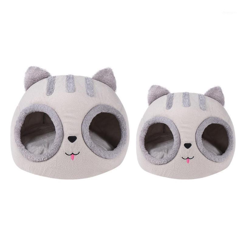 Cat Bed Cave Cat Head Shape Kennel Semi-enclosed Thickened Warm Pet Kennel Mat Separation Pet Supplies1
Cat Bed Cave Cat Head Shape Kennel Semi-enclosed Thickened Warm Pet Kennel Mat Separation Pet Supplies1