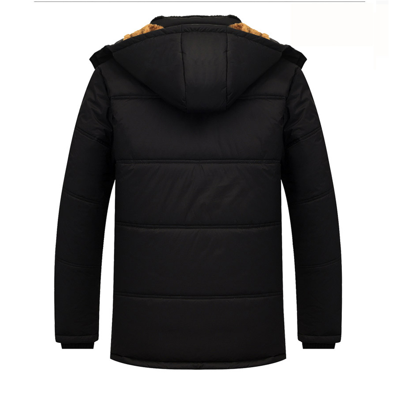 New Men Jacket Coats Thicken Warm Winter Windproof Jackets Casual Mens Down Parka Hooded Outwear Cotton-padded Jacket 201026