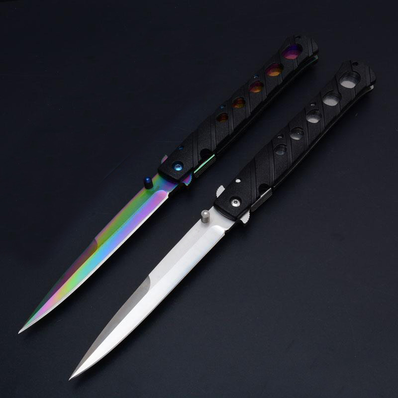 Top Quality 6 Inch TI-LITE Tactial Folding Knife AUS-8A Blade Outdoor Camping Hiking Survival Knives With Retail Box