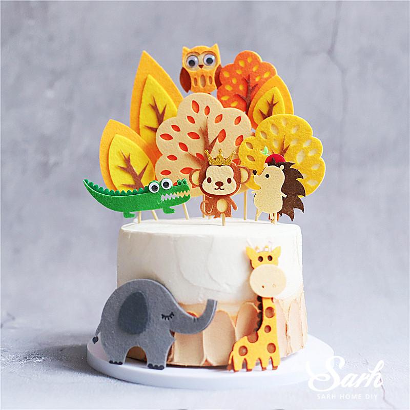 Lion Deer Felt Monkey Cake Toppers for Baby Shower Dessert Birthday Party Decoration Wedding Baking Supplies Animal Sweet Gifts
Lion Deer Felt Monkey Cake Toppers for Baby Shower Dessert Birthday Party Decoration Wedding Baking Supplies Animal Sweet Gifts