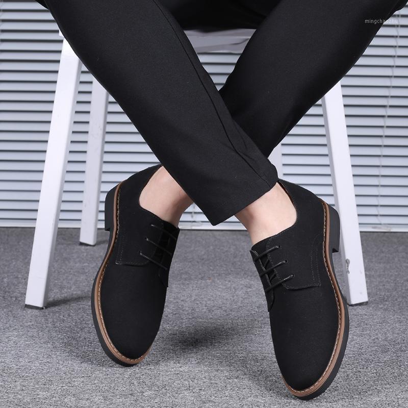 2020 Newest Suede Leather Soft Shoes Men Loafers Oxfords Casual Male Formal Shoes Spring Lace-Up Style Men's Plus size-481, Gray
2020 Newest Suede Leather Soft Shoes Men Loafers Oxfords Casual Male Formal Shoes Spring Lace-Up Style Men's Plus size-481, Gray
