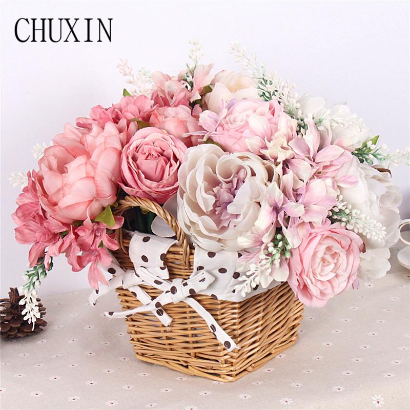 Artificial silk peony rose bouquet home living room decoration fake flower wedding bride holding bouquet Valentine's Day gift, Light purple white
Artificial silk peony rose bouquet home living room decoration fake flower wedding bride holding bouquet Valentine's Day gift, Light purple white