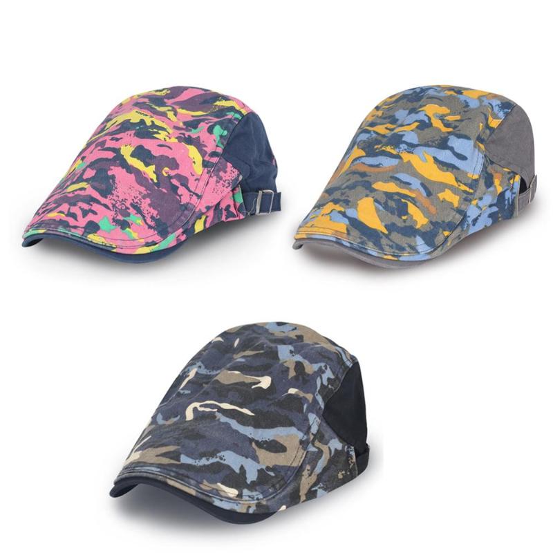 Fashion Summer Beret Caps for Men Women Camouflage Visors Sun Hat Army Flat Octagonal Caps Adjustable Berets Casquette Boina Cap, Rose red camouflage
Fashion Summer Beret Caps for Men Women Camouflage Visors Sun Hat Army Flat Octagonal Caps Adjustable Berets Casquette Boina Cap, Rose red camouflage