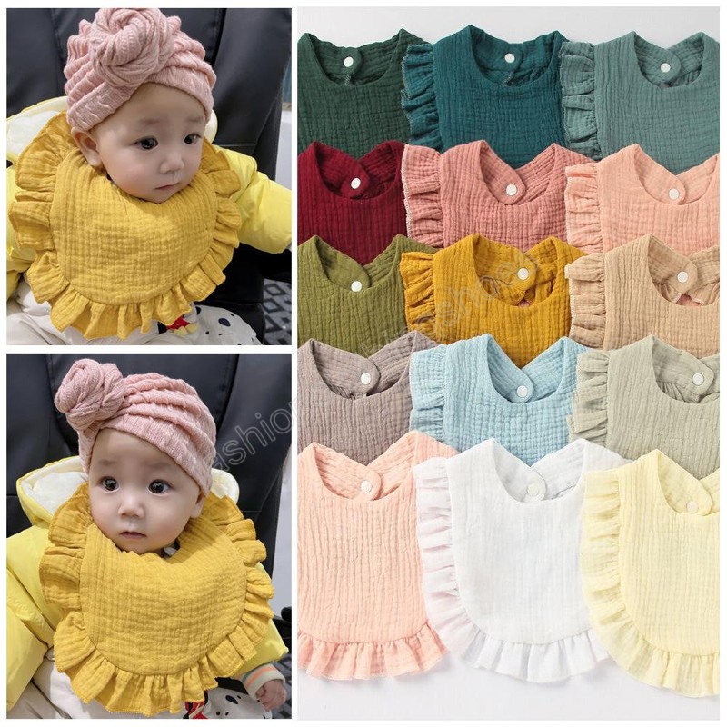 Baby Solid color bibs infant Cartoon ruffle Burp Cloths cotton slobber towel soft toddler Feeding bib for newborn Saliva towel
Baby Solid color bibs infant Cartoon ruffle Burp Cloths cotton slobber towel soft toddler Feeding bib for newborn Saliva towel