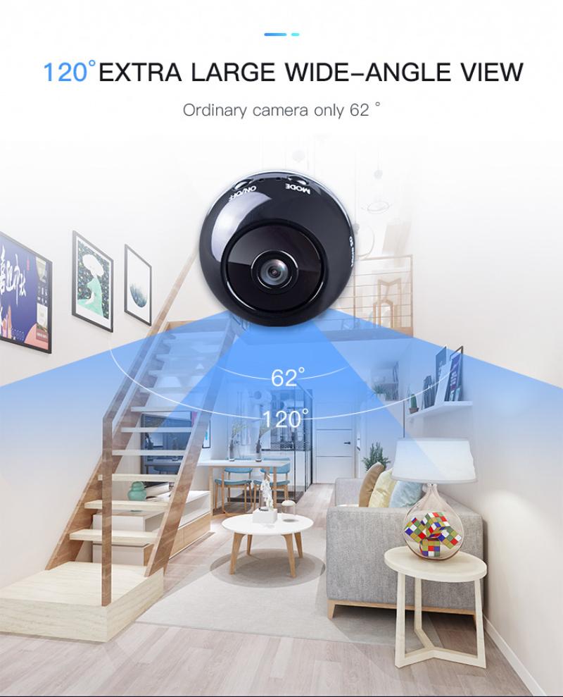 Multiple Spherical Mirrors Camera With Mini Wireless WIFI Design Intelligent Motion Detection Multifunction Mini Camcorders
Multiple Spherical Mirrors Camera With Mini Wireless WIFI Design Intelligent Motion Detection Multifunction Mini Camcorders