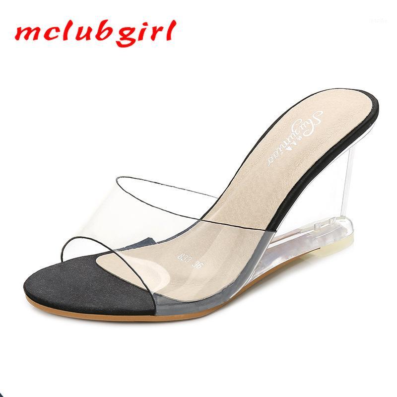 Mclubgirl High Heels Women's Summer New Korean-Style Summer Shoes with Buckle Simple Wedge Sandals Transparent LFD1, Apricot
Mclubgirl High Heels Women's Summer New Korean-Style Summer Shoes with Buckle Simple Wedge Sandals Transparent LFD1, Apricot