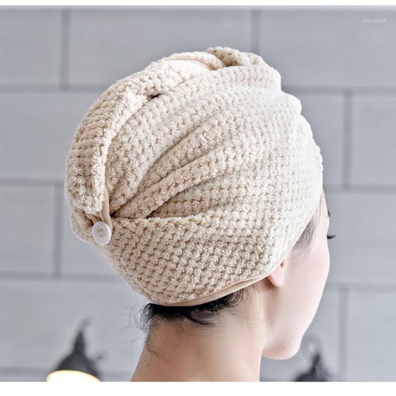 Women Salon With Button Shower Cap Soft Quick Water Absorbent Travel Home Coral Fleece Wrap Thick Hair Drying Towel Bathroom1, Pink
Women Salon With Button Shower Cap Soft Quick Water Absorbent Travel Home Coral Fleece Wrap Thick Hair Drying Towel Bathroom1, Pink