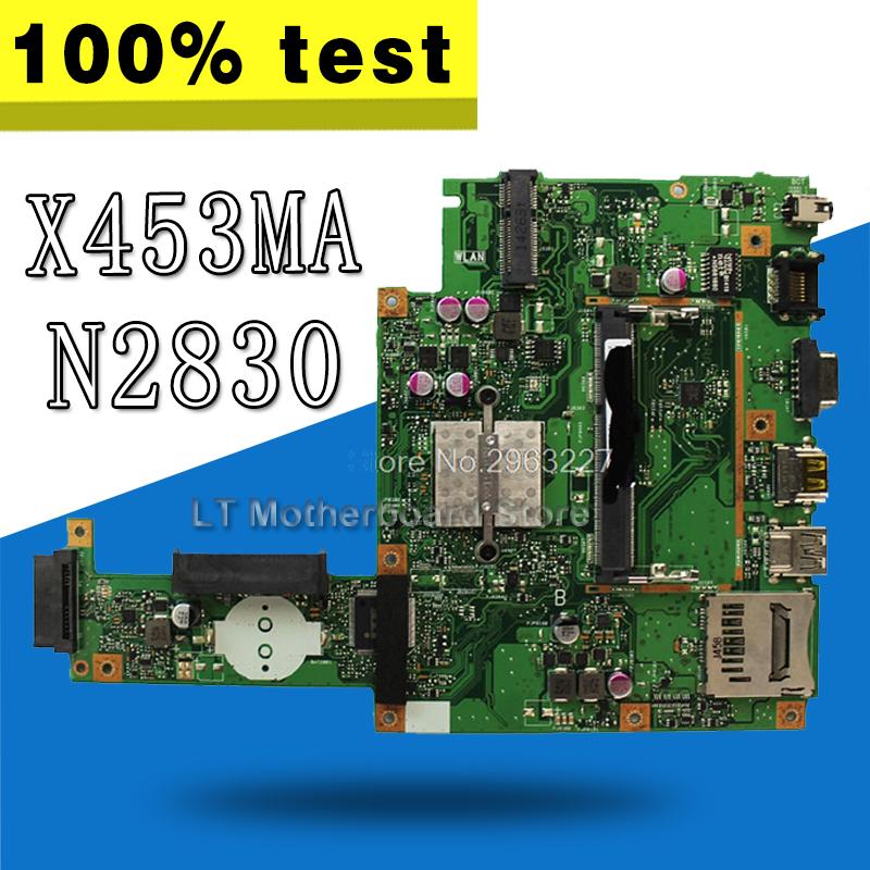 

X453MA Motherboard N2830/2840 CPU 2 cores For Asus X403MA X403M F453M Laptop motherboard X453MA Mainboard