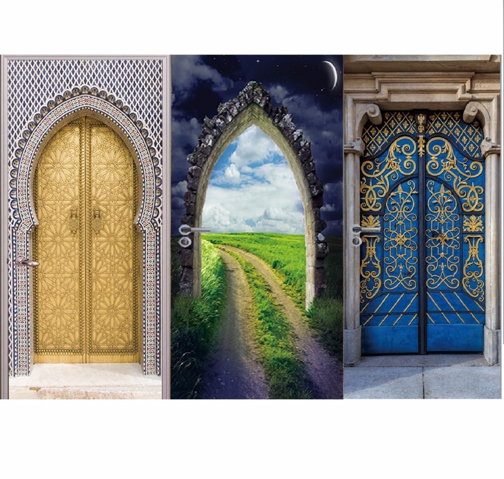 Muslim Islam Religious Wall Door Stickers Door Living Room Wall Stickers Home Wall Decal LJ201130
Muslim Islam Religious Wall Door Stickers Door Living Room Wall Stickers Home Wall Decal LJ201130