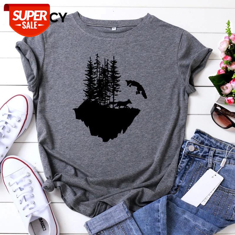 JFUNCY Summer Cotton Women T-shirt Wolf Mountain Graphic Print Female Tee Harajuku Casual Tshirt Plus Size Lady Shirts Tops #Pk37, White
JFUNCY Summer Cotton Women T-shirt Wolf Mountain Graphic Print Female Tee Harajuku Casual Tshirt Plus Size Lady Shirts Tops #Pk37, White