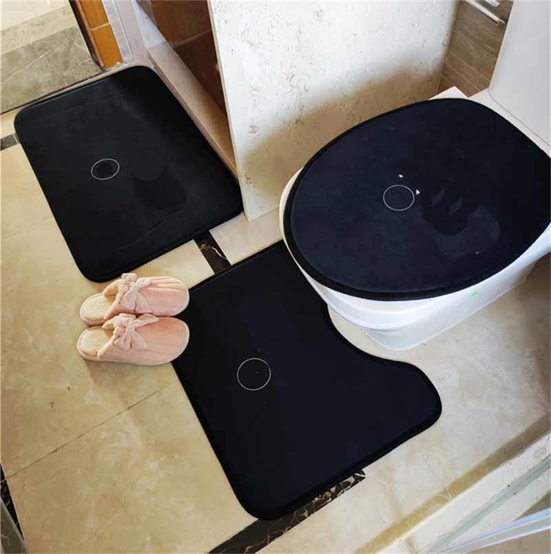 Fashion Toilet Seat Covers Tide Pattern Overcoat Toilet Case Home Hotel Non Slip Bathroom Mats 3 Pcs Carpet Rugs Set new
Fashion Toilet Seat Covers Tide Pattern Overcoat Toilet Case Home Hotel Non Slip Bathroom Mats 3 Pcs Carpet Rugs Set new