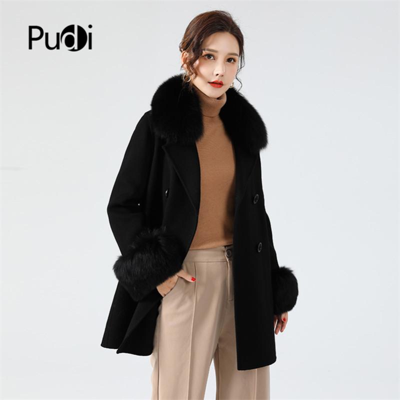 Pudi women winter real fur coat jacket with fur collar cuffs 2020 Ins hot lady over size wool blends parka Z20096, White
Pudi women winter real fur coat jacket with fur collar cuffs 2020 Ins hot lady over size wool blends parka Z20096, White