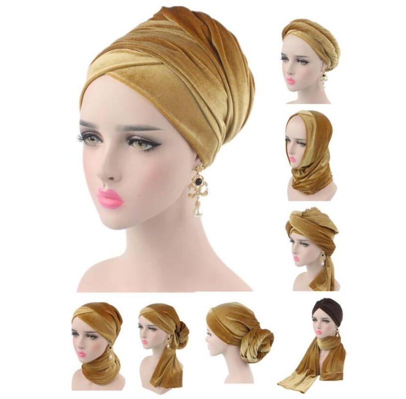 Fashion Velvet Women Hats Scarf Muslim Women Turban Head Cap Hat Ladies Hair Accessories Inner turban Cap, White
Fashion Velvet Women Hats Scarf Muslim Women Turban Head Cap Hat Ladies Hair Accessories Inner turban Cap, White