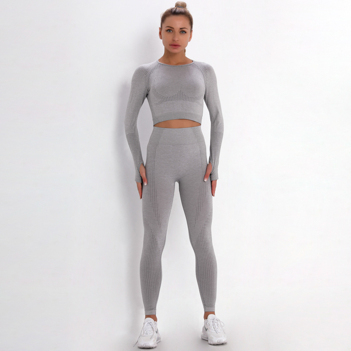 Women's Tracksuits Sportswear Suit Women's Clothing Yoga Bra Fitness Legging Tummy Slimming Pant Kit Sports Sets Outfit Running