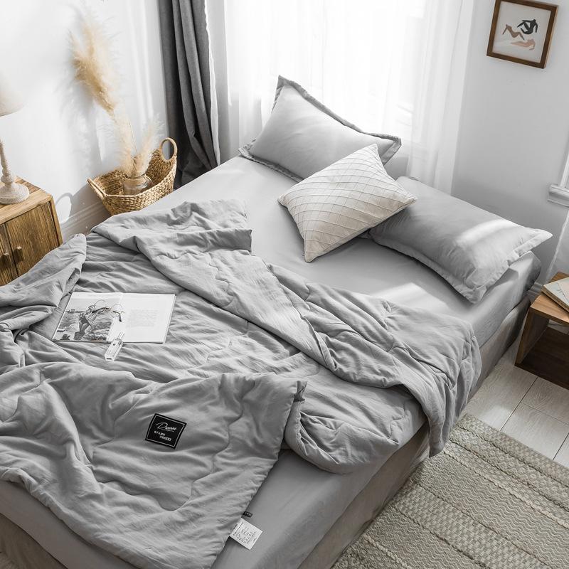 Washed Cotton Pure Cotton Thin Style Soft Cozy Summer Cool Quilt Single Double Sofa Decor Airplane Quilts Breathable Bed Travel, Pink
Washed Cotton Pure Cotton Thin Style Soft Cozy Summer Cool Quilt Single Double Sofa Decor Airplane Quilts Breathable Bed Travel, Pink