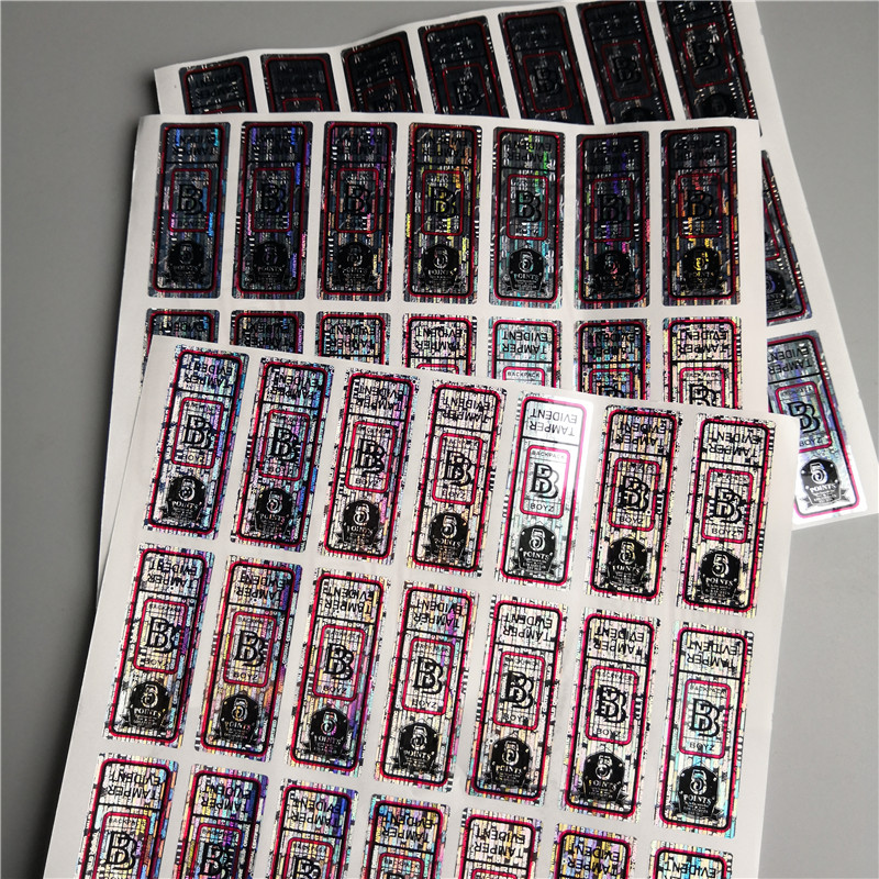 BACKPACKBOYZ hologram Stickers only POINTS Packing 5 Accept customizable 3D sticker 3.5g 7g Jungle boys bags small size with label sticke