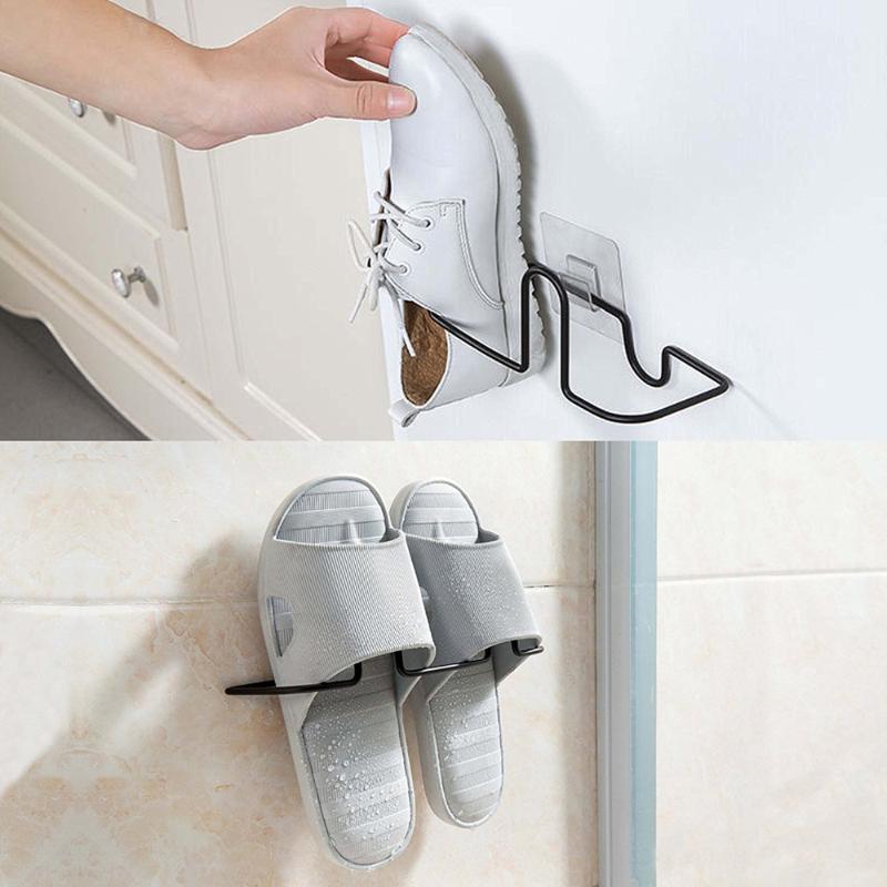 Wall Mount Shoe Rack Slipper Shelf Storage Organizer Bathroom Shower Room No Drilling No Tool,Damage Free Installation
Wall Mount Shoe Rack Slipper Shelf Storage Organizer Bathroom Shower Room No Drilling No Tool,Damage Free Installation