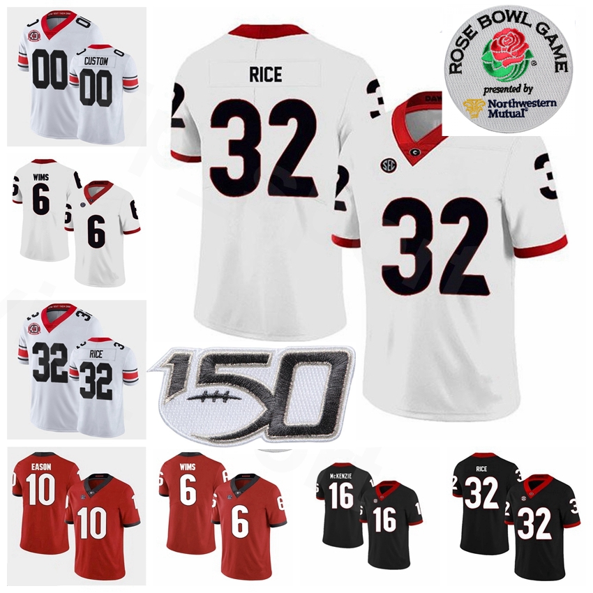 Men Women Youth NCAA College Football 8 Riley Ridley Jersey Georgia Bulldogs 32 Monty Rice 6 Javon Wims 10 Jacob Eason Isaiah McKenzie, Black
Men Women Youth NCAA College Football 8 Riley Ridley Jersey Georgia Bulldogs 32 Monty Rice 6 Javon Wims 10 Jacob Eason Isaiah McKenzie, Black