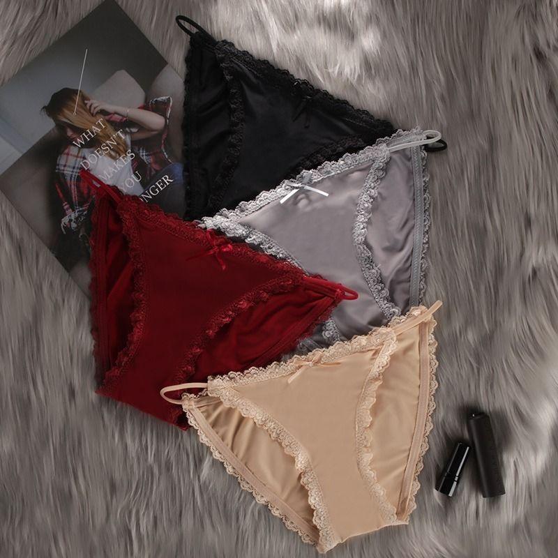 2/3pcs Sexy Panties Women Lace Mid Rise Solid Bow Briefs Seamless Intimate Fashion 2020 Comfort Panty Woman Underwear Ropa Mujer, 2pcs
2/3pcs Sexy Panties Women Lace Mid Rise Solid Bow Briefs Seamless Intimate Fashion 2020 Comfort Panty Woman Underwear Ropa Mujer, 2pcs