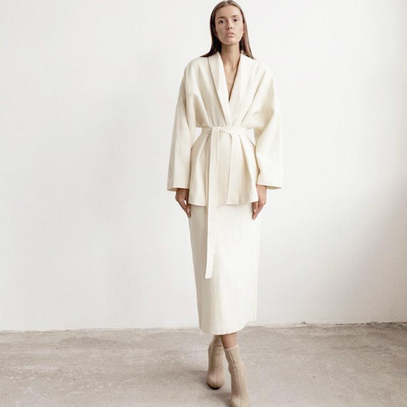 Winter New Arrivals Lace-Up Woolen Elegant Woman Jackets Basic Long Sleeve Blazer Fall 2020 Solid Casual Office Ladies Wrap Suit1, Beige skirt
Winter New Arrivals Lace-Up Woolen Elegant Woman Jackets Basic Long Sleeve Blazer Fall 2020 Solid Casual Office Ladies Wrap Suit1, Beige skirt