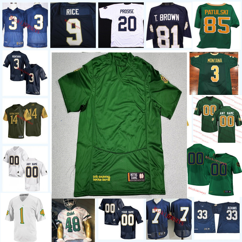 Mens Tony Rice ND Football Jersey JEROME BETTIS Walt Patulski 5 Paul Hornung 45 Rudy Ruettiger 14 Johnny Lattner 7 Joe Theismann Jersey, Black
Mens Tony Rice ND Football Jersey JEROME BETTIS Walt Patulski 5 Paul Hornung 45 Rudy Ruettiger 14 Johnny Lattner 7 Joe Theismann Jersey, Black