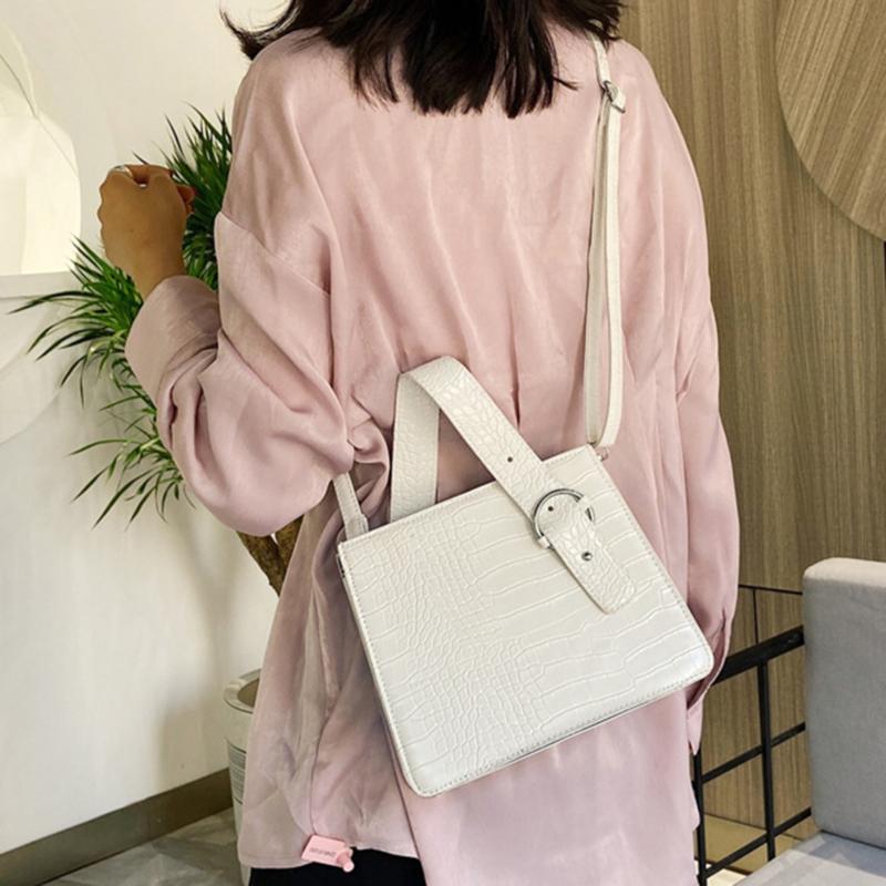 Square Bag 2021 Fashion New Quality PU Leather Women's Handbag Crocodile Pattern Chain Shoulder Messenger Bags, White
Square Bag 2021 Fashion New Quality PU Leather Women's Handbag Crocodile Pattern Chain Shoulder Messenger Bags, White