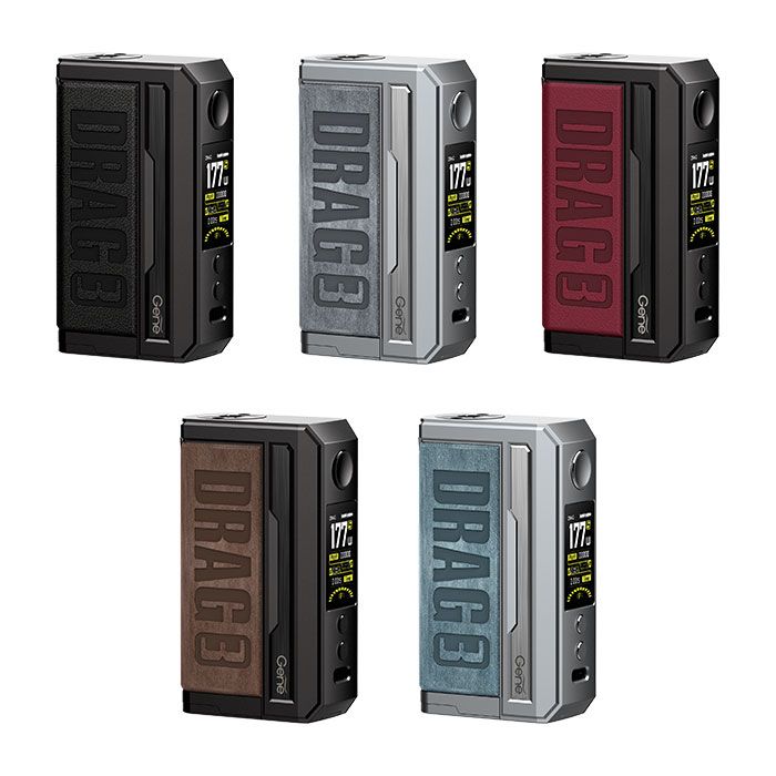 VOOPOO DRAG 3 177W TC Box MOD Supports single 21700/18650 battery Fashion E cigarette Vape Mods
VOOPOO DRAG 3 177W TC Box MOD Supports single 21700/18650 battery Fashion E cigarette Vape Mods