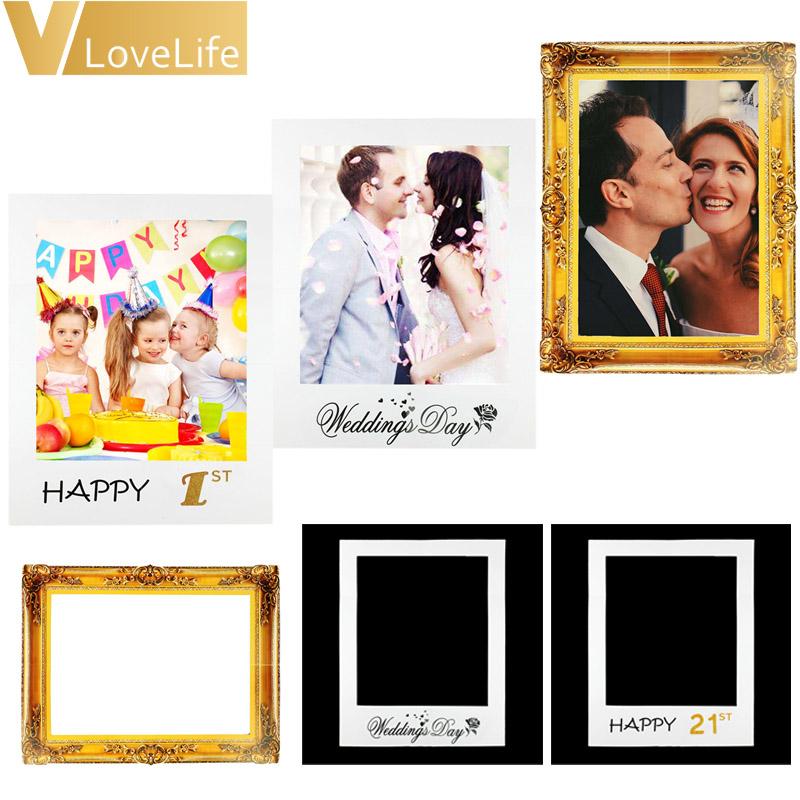 1pcs Paper Picture Frame DIY For Wedding Decoration 1st/16/18/21/30/40/50/60th Happy Birthday Party Photo Frame Booth Props
1pcs Paper Picture Frame DIY For Wedding Decoration 1st/16/18/21/30/40/50/60th Happy Birthday Party Photo Frame Booth Props