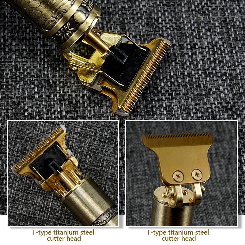 Electric Hair Trimmer Cordless Shaver Beard Trimmer Electric Shaver for Men 0mm Men Barber Hair Cutting Machine For Men 220222