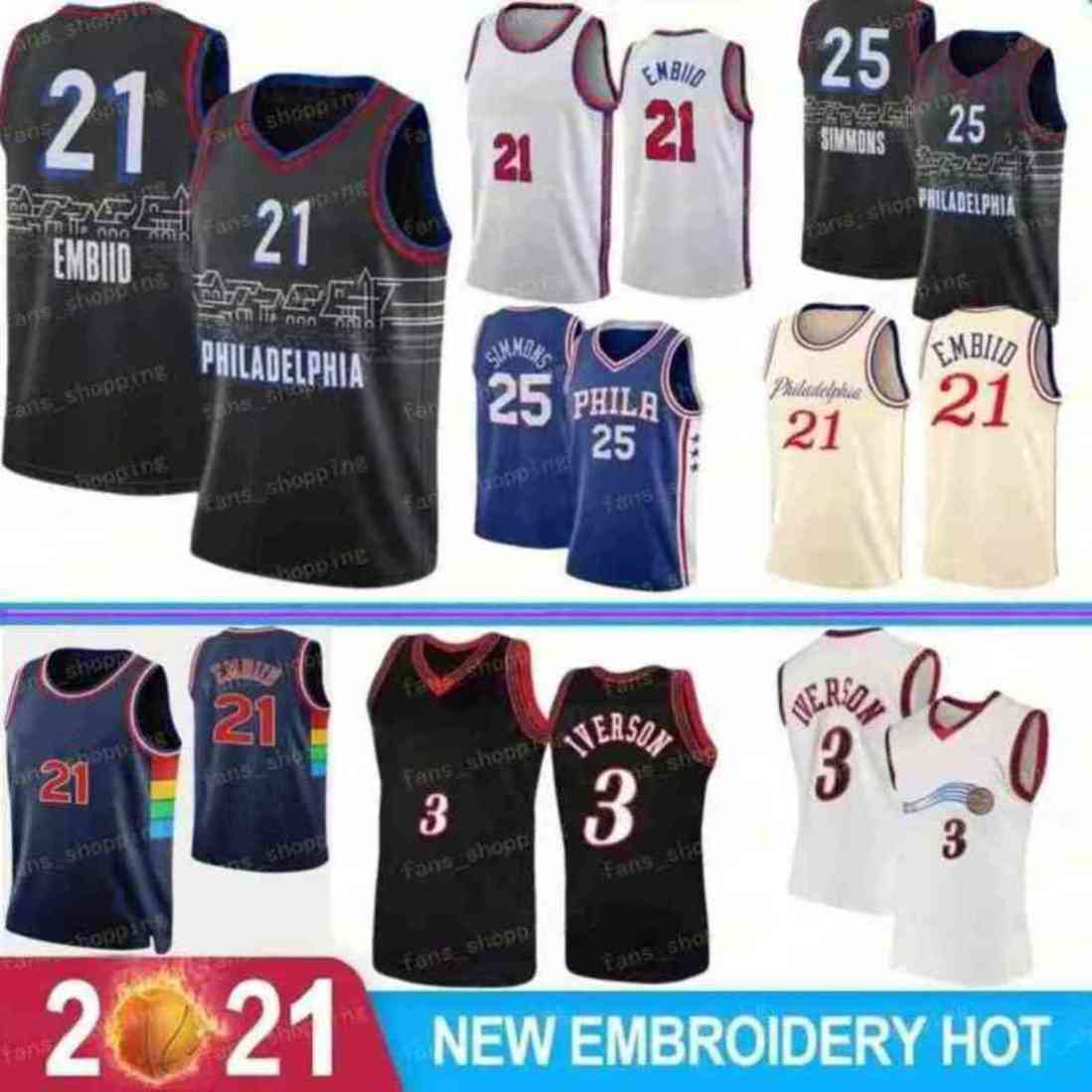 Joel 21 Embiid Ben 25 Simmons Jersey Retro Mesh Allen 3 Iverson Seth 31 Curry Jersey Men's Embroidery Basketball Jerseys S-XXL Shirts 75th a, Black;red
Joel 21 Embiid Ben 25 Simmons Jersey Retro Mesh Allen 3 Iverson Seth 31 Curry Jersey Men's Embroidery Basketball Jerseys S-XXL Shirts 75th a, Black;red