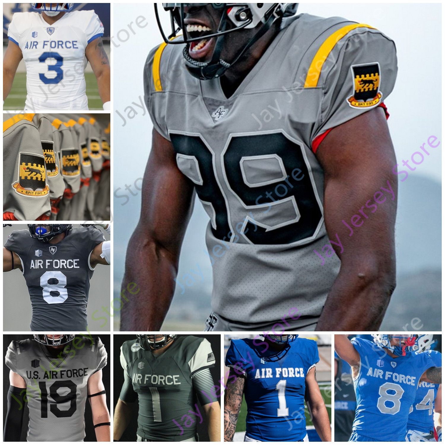 2020 New Football Jersey NCAA College Austin Cutting Donald Hammond III Kadin Remsberg Taven Birdow Jackson Sanders Waters Fifita Meeks, Grey ii
2020 New Football Jersey NCAA College Austin Cutting Donald Hammond III Kadin Remsberg Taven Birdow Jackson Sanders Waters Fifita Meeks, Grey ii