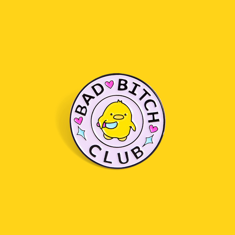 Hard enamel pin badge creative wei than knife duck gold brooch fashion cartoon animal backpack lapel pins jewelry gifts, Mixed colors
Hard enamel pin badge creative wei than knife duck gold brooch fashion cartoon animal backpack lapel pins jewelry gifts, Mixed colors