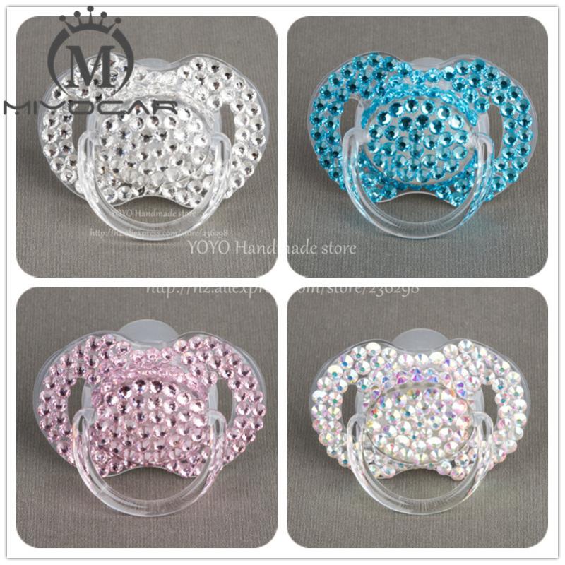 MIYOCAR handmade 4 color shining bling crystal rhinestone Baby Pacifier/ Nipples /Dummy /cocka /chupeta &pacifier clips
MIYOCAR handmade 4 color shining bling crystal rhinestone Baby Pacifier/ Nipples /Dummy /cocka /chupeta &pacifier clips