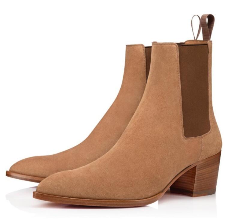 Luxurious Mens Shoes Red Bottom Boots For Men Shoes Ankle Boots Kicko Suede Velvet Plain Leather Boot Elegant Men's Low Heels Booties
Luxurious Mens Shoes Red Bottom Boots For Men Shoes Ankle Boots Kicko Suede Velvet Plain Leather Boot Elegant Men's Low Heels Booties