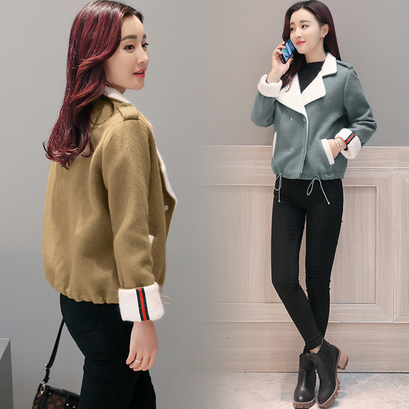 2021 Winter New Autumn Coat Korean Female Wool Overcoat Student Elegant Woolen Coats Women Fashionjackets A347 Q4cf, Tan with cotton
2021 Winter New Autumn Coat Korean Female Wool Overcoat Student Elegant Woolen Coats Women Fashionjackets A347 Q4cf, Tan with cotton