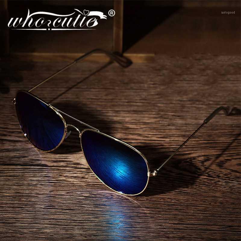Sunglasses WHO CUTIE 2021 Pilot Women Men Brand Design Metal Frame Mirror Lens Aviation Sun Glasses Male Reflective S1981
Sunglasses WHO CUTIE 2021 Pilot Women Men Brand Design Metal Frame Mirror Lens Aviation Sun Glasses Male Reflective S1981