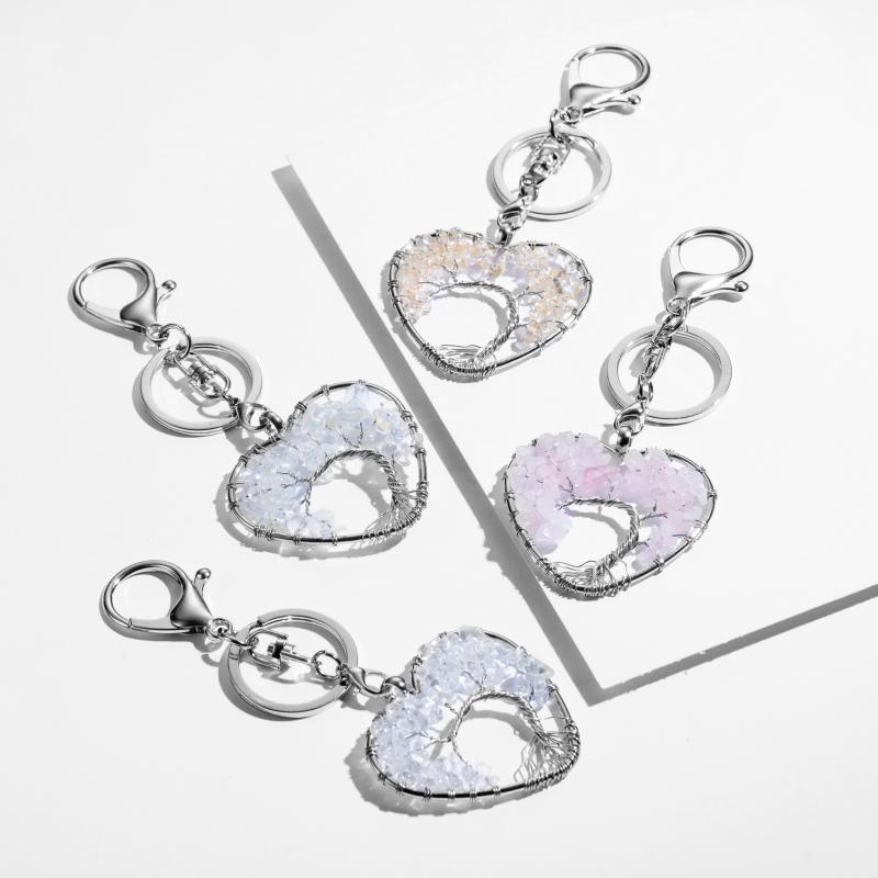 QIMOSHI Healing Crystal 7 Chakra Keychain Key Tree of Life Pendulum Pendant Necklace Women Healing Reiki Chain Gift Box
QIMOSHI Healing Crystal 7 Chakra Keychain Key Tree of Life Pendulum Pendant Necklace Women Healing Reiki Chain Gift Box