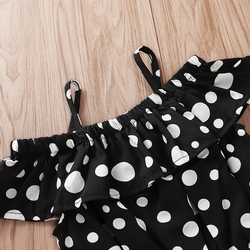 2020 Girl Clothes Sets New Summer Kid Lovely Dot Baby Clothing Toddler T-shirt Shorts 2pcs Suits Y1107