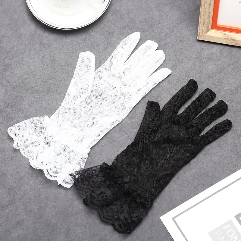 Summer Women Lace Gloves Ruffled Sunscreen Gloves Driving of Thin Touch Screen Girls Ladies Driving Mittens
Summer Women Lace Gloves Ruffled Sunscreen Gloves Driving of Thin Touch Screen Girls Ladies Driving Mittens