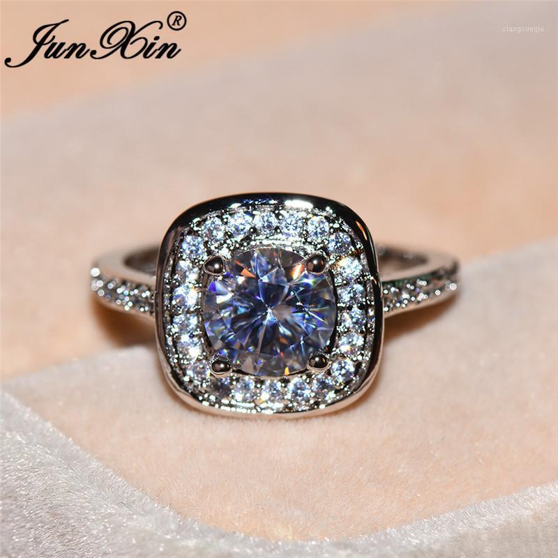 Cluster Rings JUNXIN Mother Gift Square Ring Silver Color Multicolor Zircon White Green Blue Red Stone Minimalist Wedding For Women, Golden;silver
Cluster Rings JUNXIN Mother Gift Square Ring Silver Color Multicolor Zircon White Green Blue Red Stone Minimalist Wedding For Women, Golden;silver